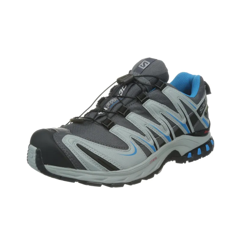 SALOMON XA PRO 3D Anti-Slip Wear-Resistant Mid-Top Trekking Shoes Men's Gray-2