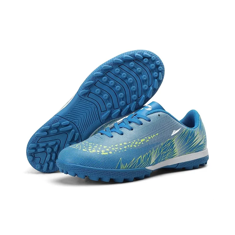 Kuding Soccer Shoes Unisex Low Top White-2