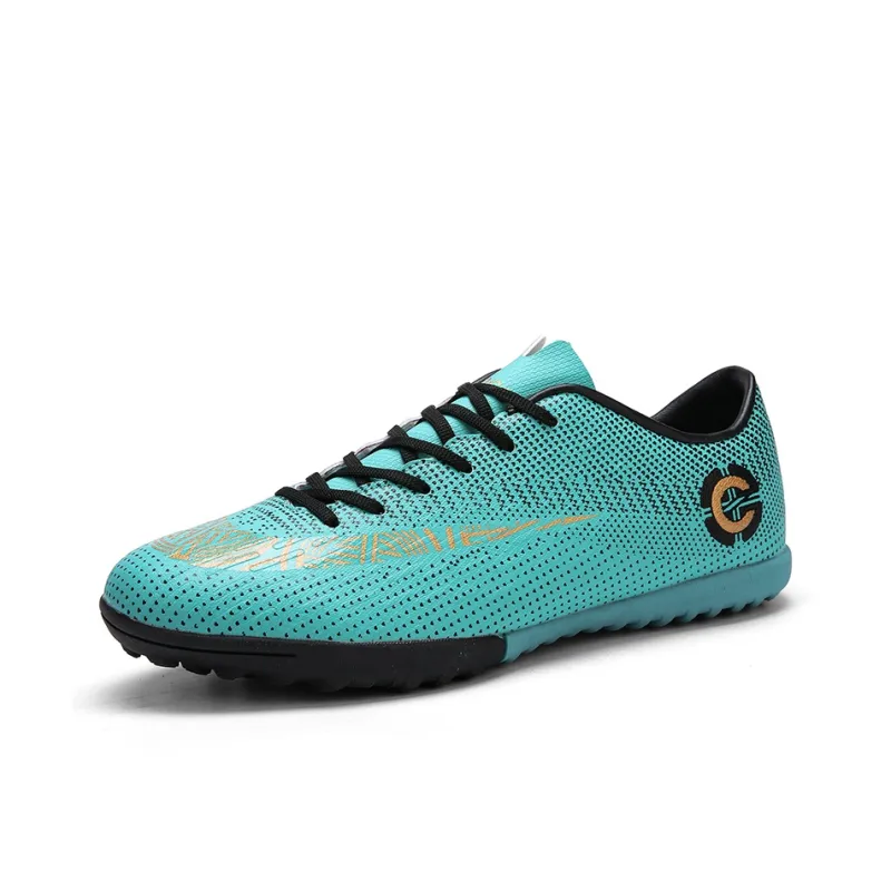 Prince McQueen FG Rubber Long Studs Artificial Ground Anti-Slip And Wear-Resistant Coverage Soccer Shoes Unisex Black-33