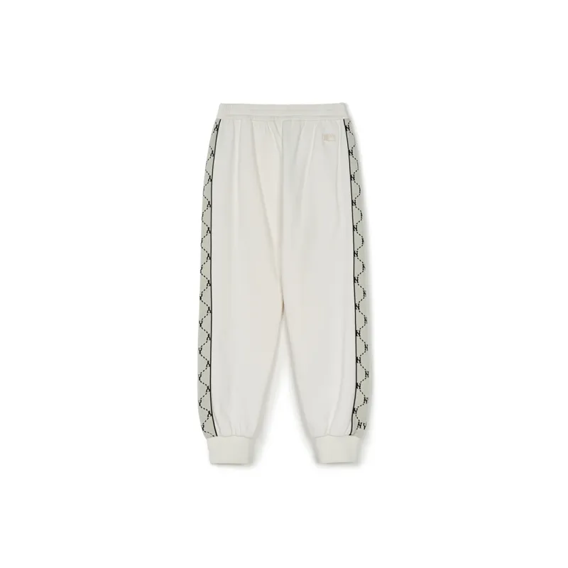 MLB New York Yankees FW24 Casual Pants Unisex Cream-1