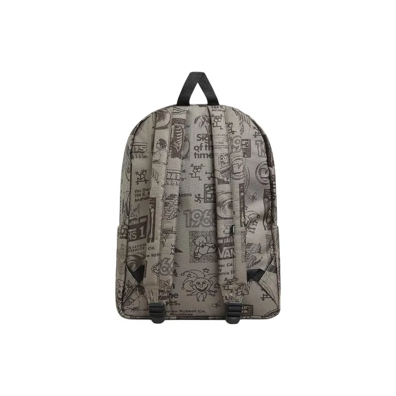 Vans Polyester Backpack Unisex Brown-1