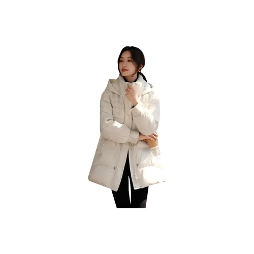 Mo Han Yi Mei Down Jackets Women's Off White