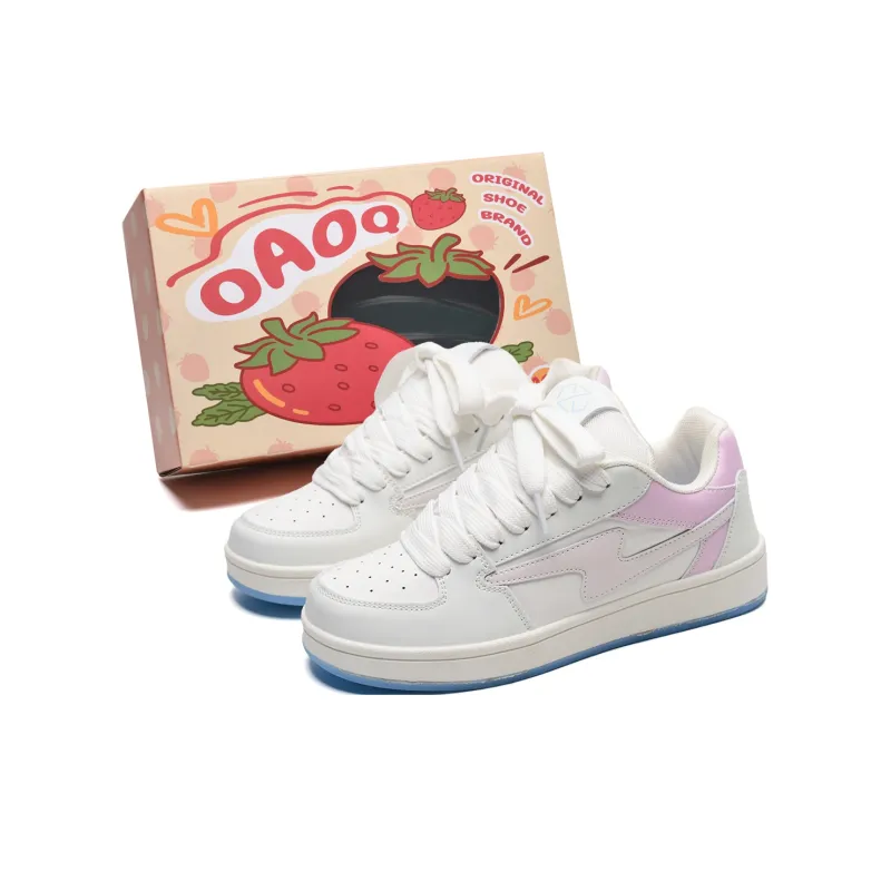 OAOQ Cushioning Height Increasing Abrasion Resistant Lightweight Mat Low Top Casual Shoes Unisex-41
