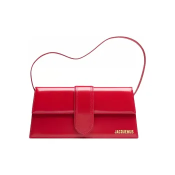 Jacquemus Le Bambino Long Logo Plaque Shoulder Bag