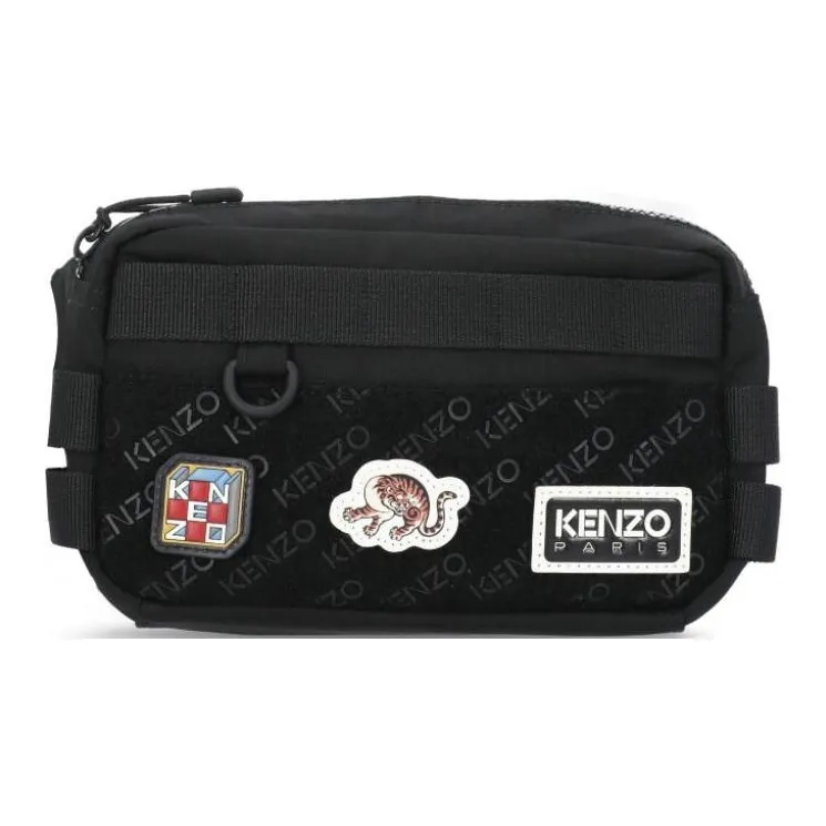 KENZO Polyester Fanny Pack Men's Black-0