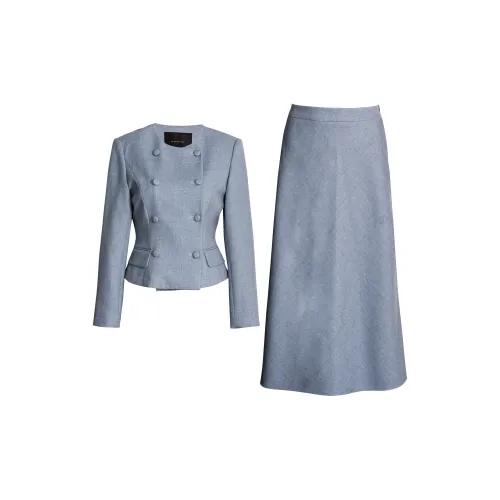 ROEYSHOUSE Business Suits Women's Light Blue