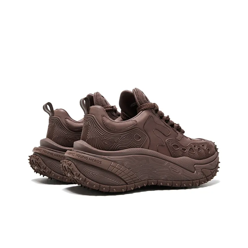 CHERYKALLY Cushioning Wear Resistant Low Top Chunky Sneakers Women's-9