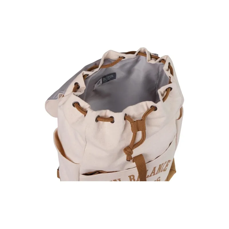 New Balance Cotton Backpack Regular Unisex Beige-3