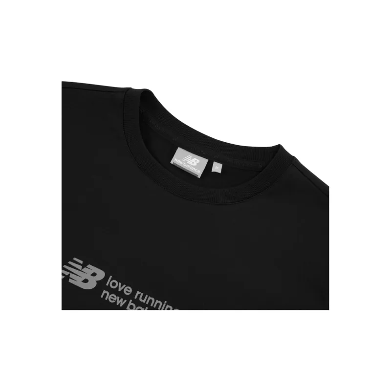 New Balance Set in Sleeve T Shirt Women's Black-2