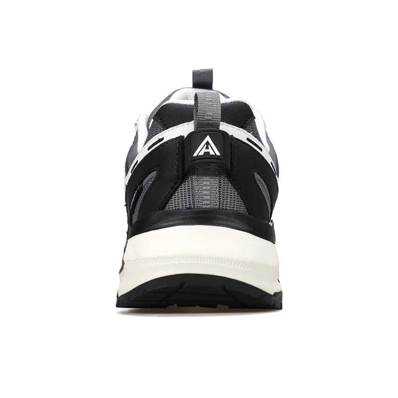 HUMTTO Cushioning Support Low Top Trekking Shoes Men's White Gray Black-3