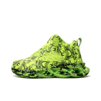 Kuding Anti Slip Wear Resistant Mid Top Basketball Shoes Men's