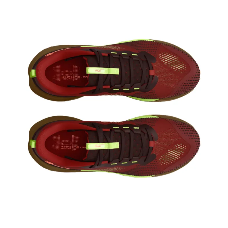 Under Armour Infinite Pro Slip Resistant And Breathable Low Top Running Shoes Unisex Brown Orange-3