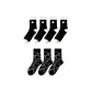 4 Black+3 Line Heart