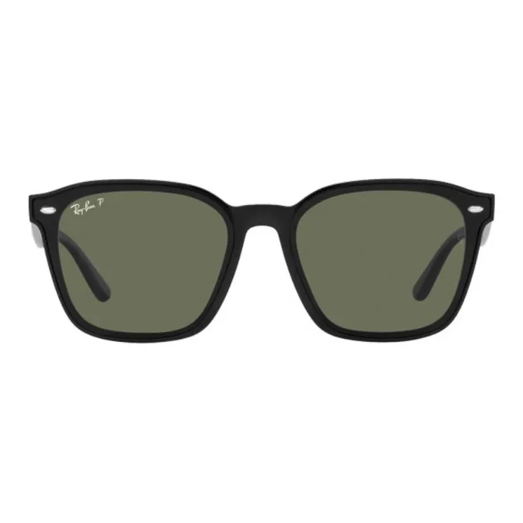 RayBan Square Sunglasses Unisex Black-1
