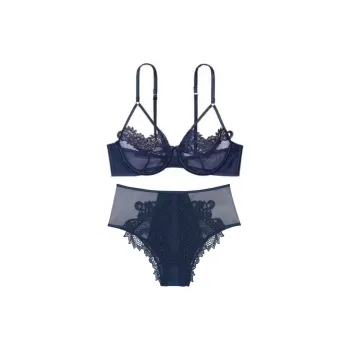 Victoria's Secret Underwear Set Women's Navy Blue