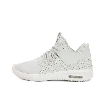 Jordan First Class Anti Slip Wear Resistant Mid Top Basketball Shoes Men's Gray