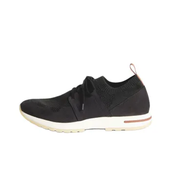 Loro Piana 360 LP Avery Walk Low Top Casual Shoes Men's Black