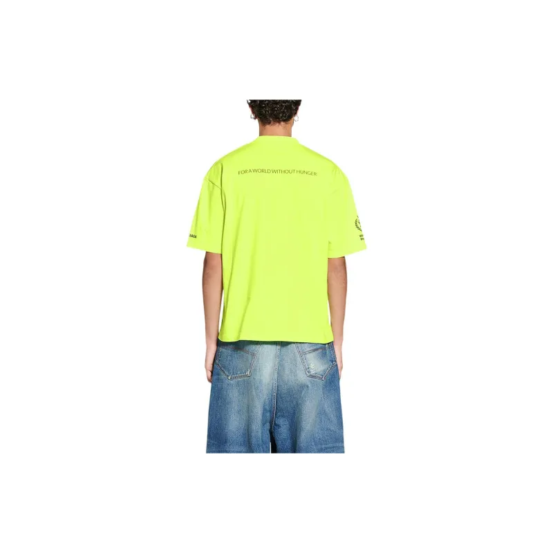 Balenciaga Balenciaga X WFP FW22 T Shirt Men's Neon Green-3