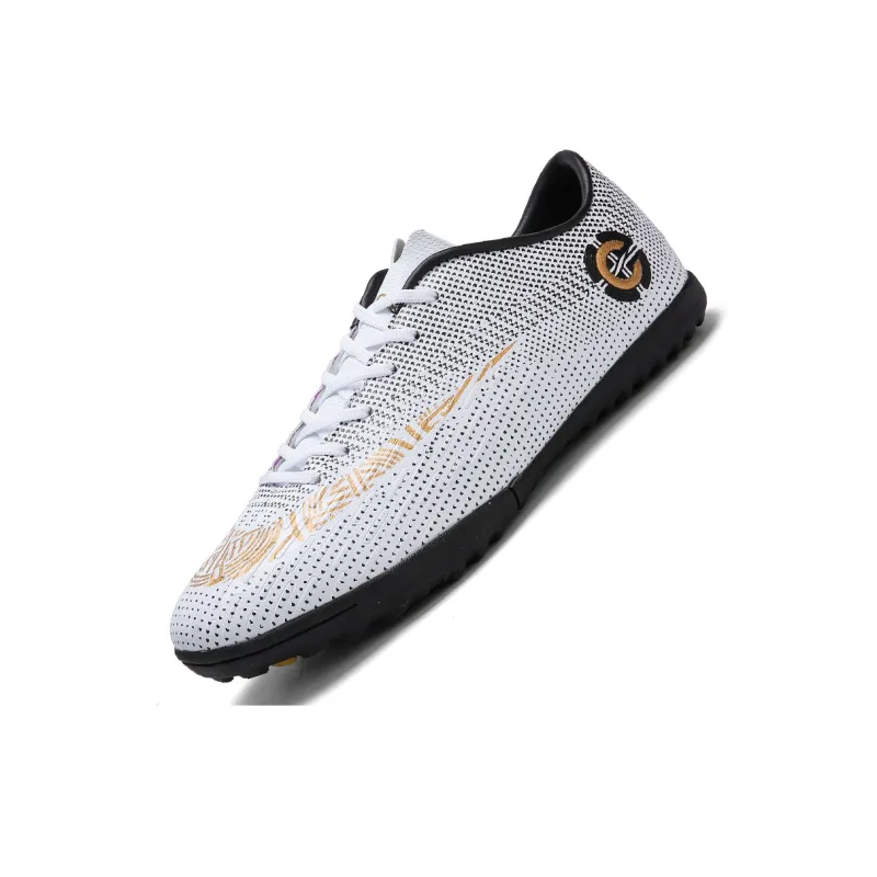 Prince McQueen FG Rubber Long Studs Artificial Ground Anti-Slip And Wear-Resistant Coverage Soccer Shoes Unisex Black-27