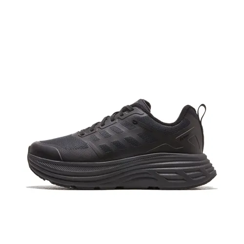 HOT POTATO Warm Cushioning Lightweight Slip Resistant Low Top Casual Trekking Shoes Unisex Warrior Black