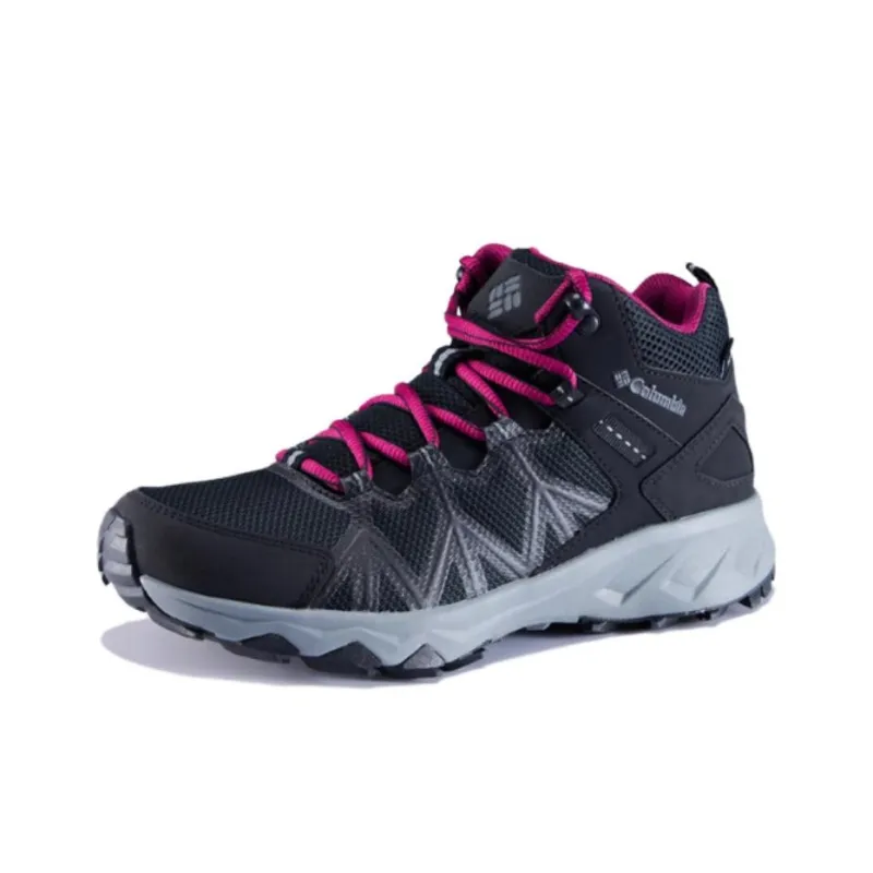 Columbia Peakfreak 2 Anti Slip Wear Resistant Mid Top Hiking Shoes Women's Black-1