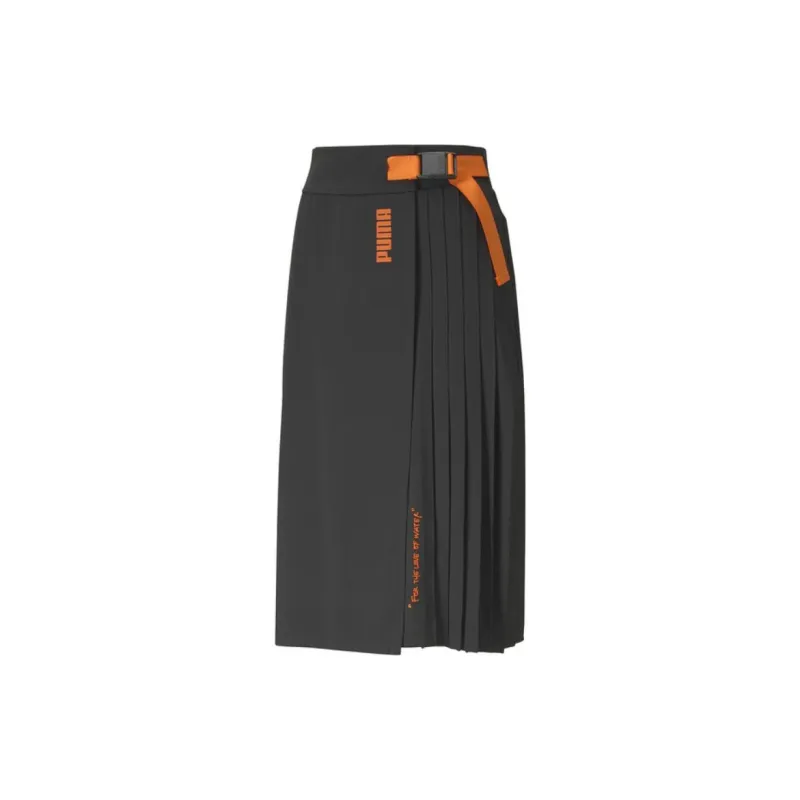 PUMA Casual Long Skirts Women's Black-2