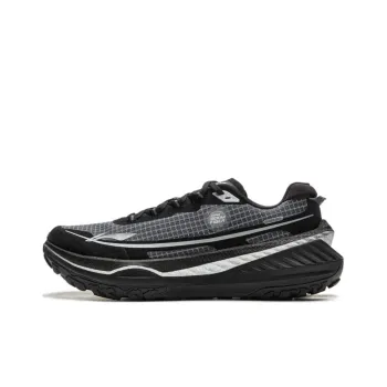 LiNing Di Lu V2 Cushioning Anti Slip And Wear Resistant Rebound Low Top Trail Running Shoes Men's Black