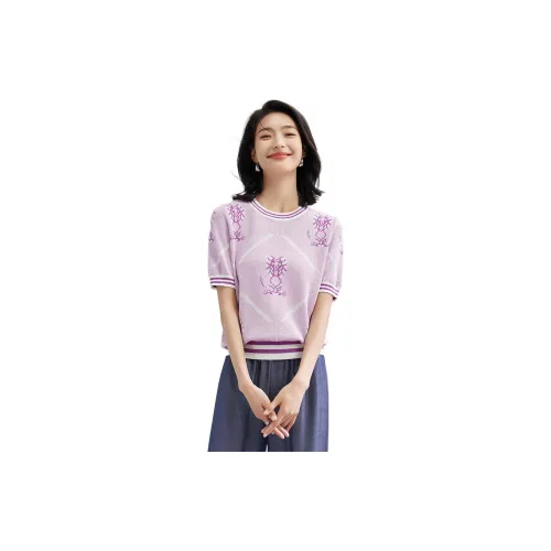 ORIGIN T-Shirts Women's Pink Purple