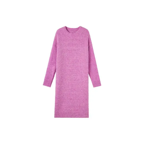 Dme Long-Sleeved Dresses Women's Rose Purple