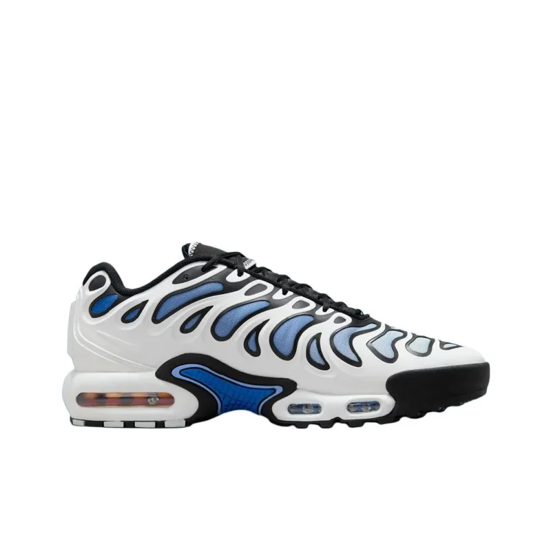 Nike Air Max Plus Anti Slip Wear Resistant Low Top Casual Shoes Unisex White Blue-1