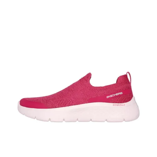 Skechers Go Walk Fle Anti-Slip Wear-Resistant Low-Top Casual Shoes Women's Pink