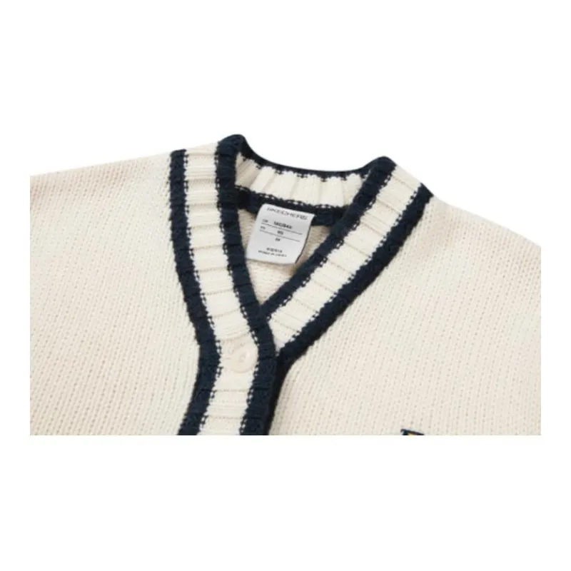Skechers x Romantic Crown Knitwear Women's Cream Beige White-2