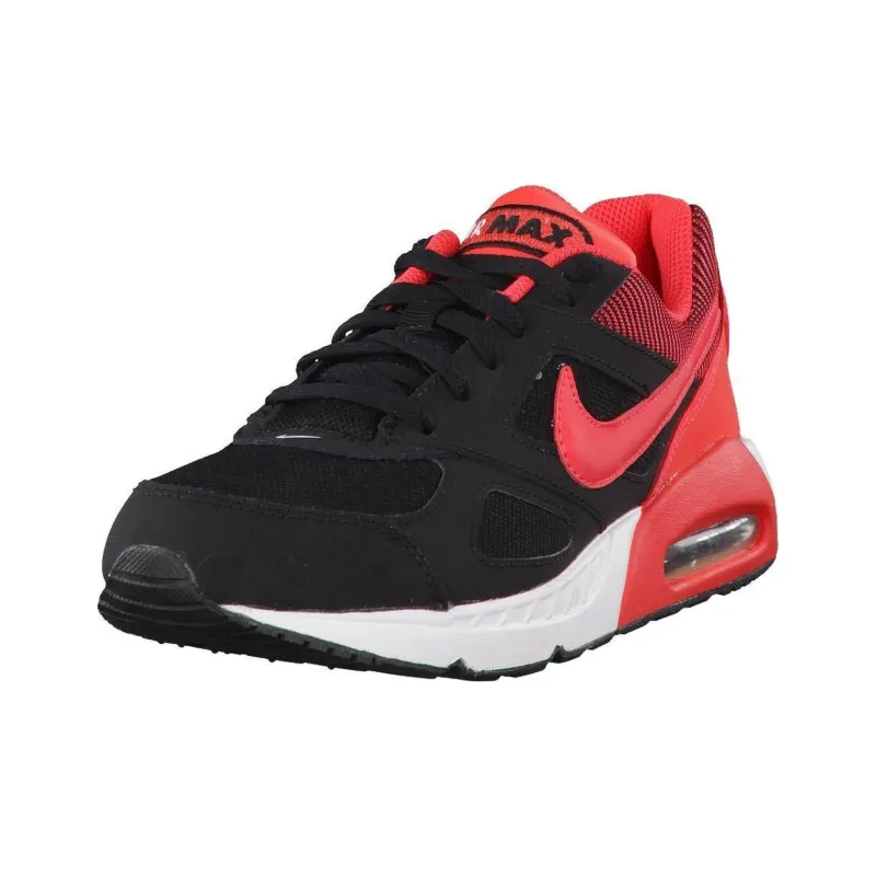 Nike Air Max Ivo Anti-Slip Wear-Resistant Low-Top Casual Running Shoes Women's Black Red-2