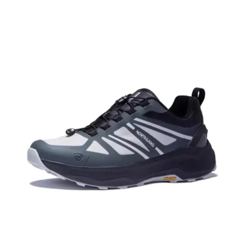 NORTHLAND KIDS Slip-Resistant Water-Resistant Low-Top Hiking/Trekking Shoes Men's Black-0