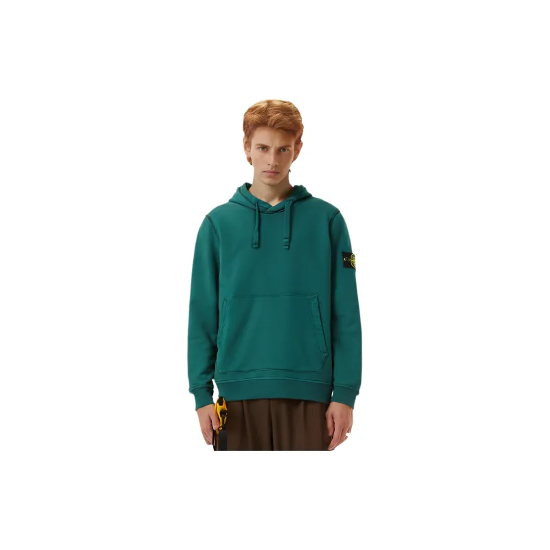 STONE ISLAND Sweatshirts Men Bottle Green-2