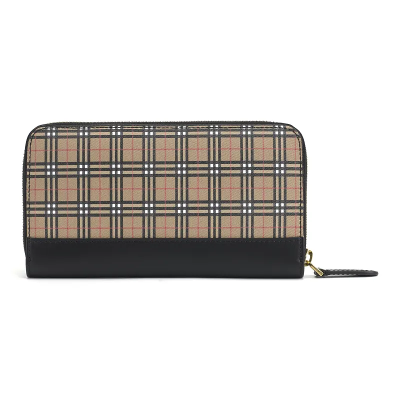 Burberry PVC Wallet Women's Classical Style Yellow-5
