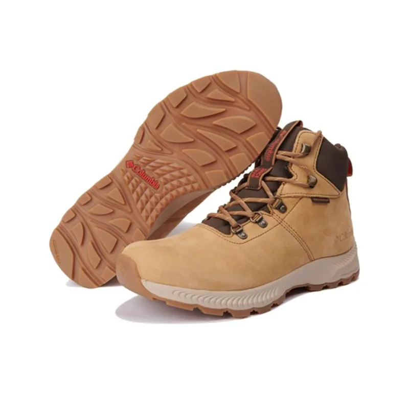 Columbia Landroamer Anti Slip Wear Resistant Mid Top Outdoor Shoes Men's Brown-3