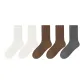 [5 Pack]Milk White+Milk White+Chestnut Brown+Chestnut Brown+Dark Gray