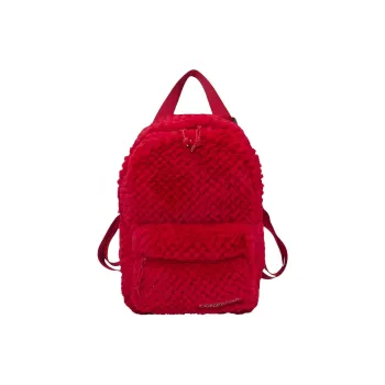 Converse Faux Fur Backpack Regular Unisex Red