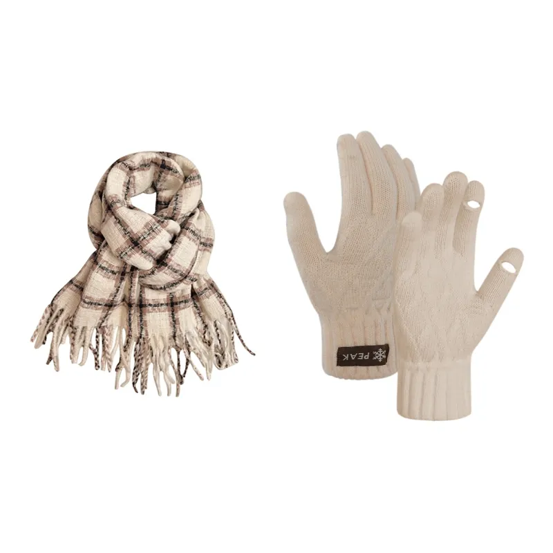 PEAK Acrylic Polyamide Polyester Knit Gloves Unisex-16