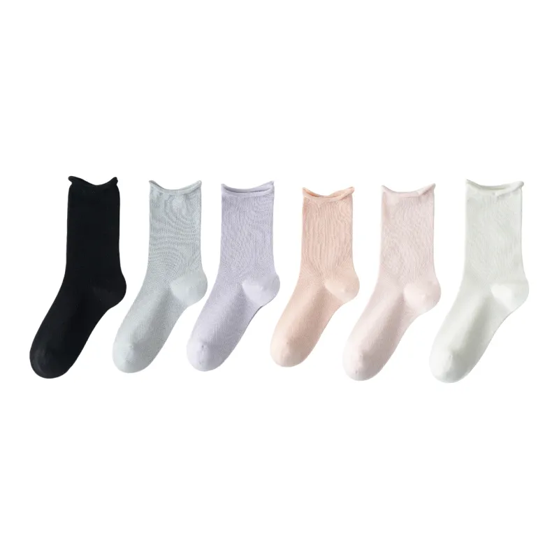Yalu Mid Calf Socks Women's 6 Pack-1