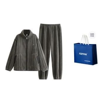 Floating Light Islands Pajama Set Gift Box Set Men's Slate Gray