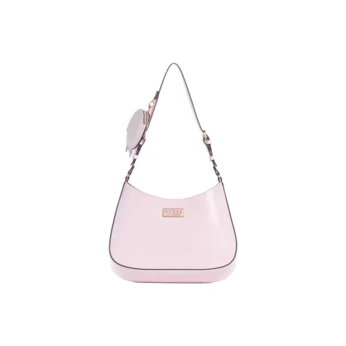 GUESS Artificial Leather Handbag Shoulder Bag Women's Pink