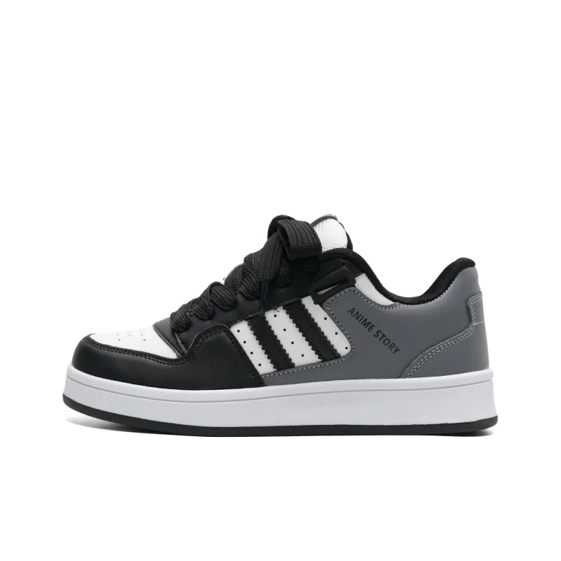 ABCIO Slip Resistant Waterproof Abrasion Resistant Height Increasing Low Top Skateboard Shoes Unisex-166