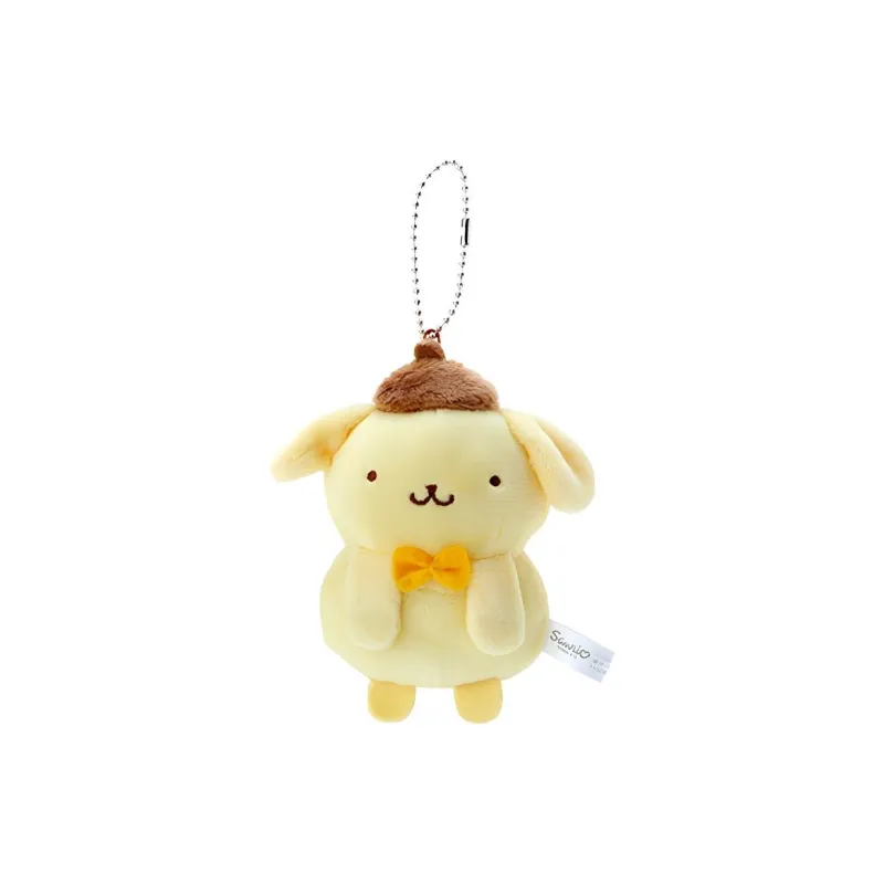Sanrio Pompompurin, Set Of 2 Dolls Plush Pendant 10cm Height-0
