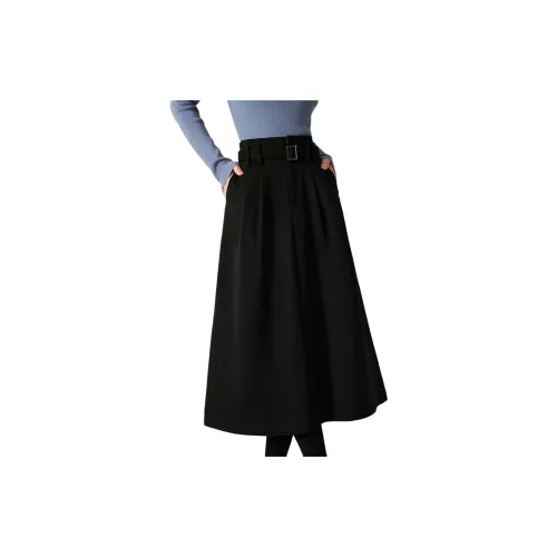 Mo Han Yi Mei Casual Long Skirts Women's Black