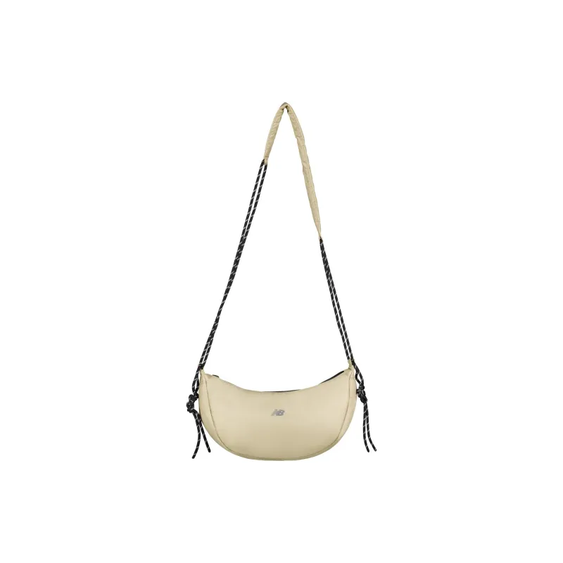 New Balance Fabric Shoulder Bag, Crossbody Bag Regular Women's Beige-0