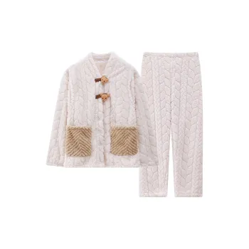 Maultiay Pajama Set Women's Apricot