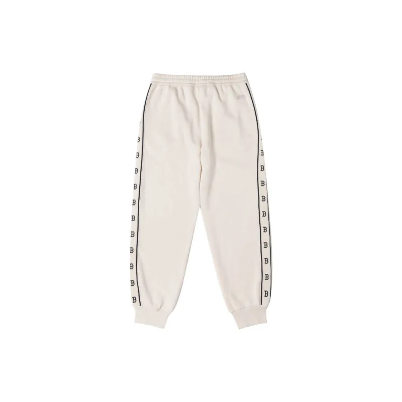MLB Basic Boston Red Sox Knitted Sweatpants Unisex White-1