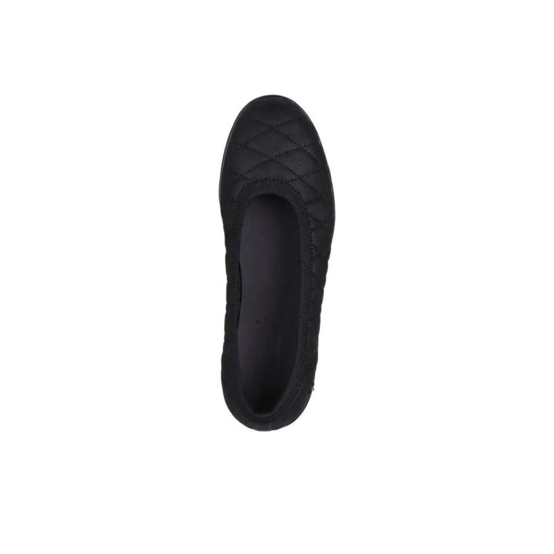 Skechers Goga Mat Anti-Slip Wear-Resistant Low-Top Casual Shoes Women's Black-3